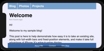 iPhone X网页布局在北京企业网站开发与运营中的应用